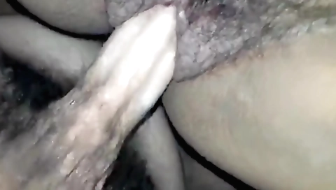 Hot amateur hussy gets creampie with her boyfriend
