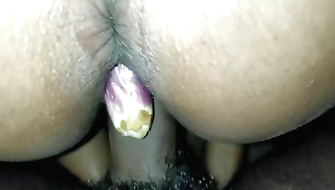 Indian babe plays with massive big toys in POV porn