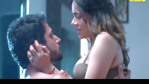 Indian porn video with a sexy brunette in lingerie
