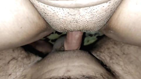 Sexy brunette with big tits sucks a huge dick in POV