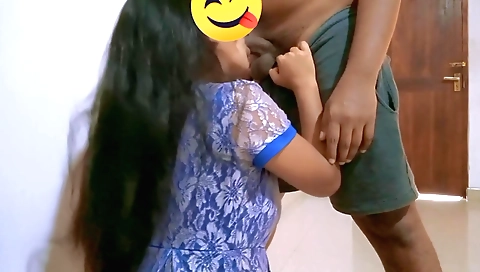 Small-titted brunette handjob in amateur porn video