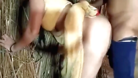 Indian babe giving a handjob and stripping off her jeans