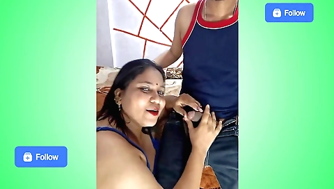 Amateur indian milf gets fucked by her neighbor's boyfriend