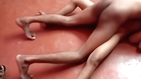 Indian chick gives a blowjob to her husband and then 2