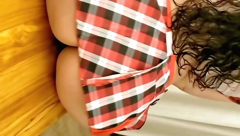 Indian teen with big ass and natural boobs getting fucked