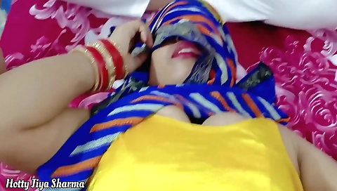 Indian teen fucked by her stepfather and her stepson