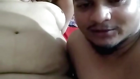 Indian milf video with delivery guy in a black suit