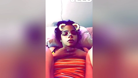 My wife sharing a video with me in amateur clip video