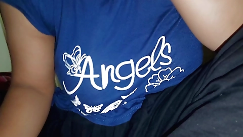 Indian amateur teen girl and her boyfriend making out