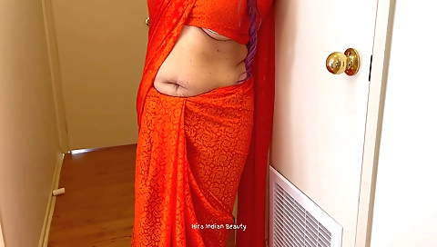 Indian wife with big tits has fun with stepbrother-in-law