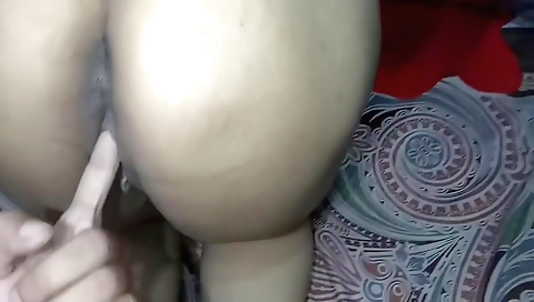 Indian brunette in doggy bra has sex with cum on her face