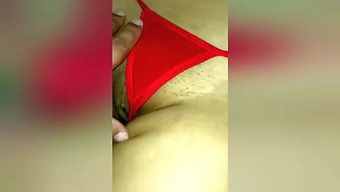 Indian amateur sex video with a girl touching her pussy