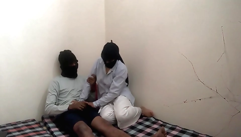 Indian stepsister in bed gets banged in front of the camera