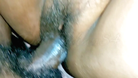 Indian woman takes it from behind and ready to have it