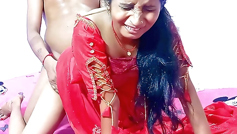 Indian amateur brunette step fantasy with hot girl