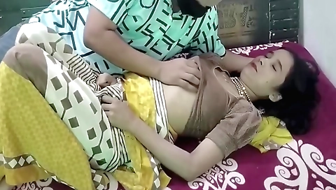 Indian brunette getting a dick fucked in her pussy