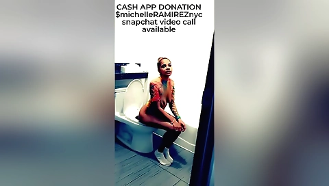 Hot stripper in sexy outfit and ass on a back stage