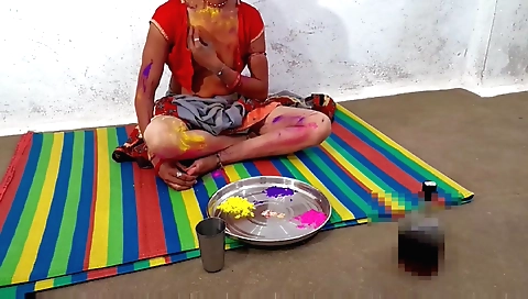 Indian babe is fucking her husband friend in a POV