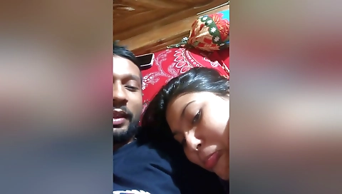 Brunette couple video - sex between two people with the couple