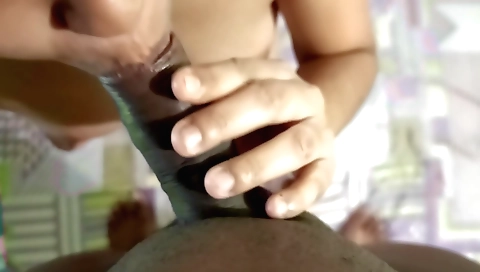 A hot chick is getting a good pussy fucked by her lover