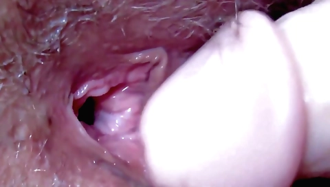 Sexy solo girl with a nice round pussy is getting fucked