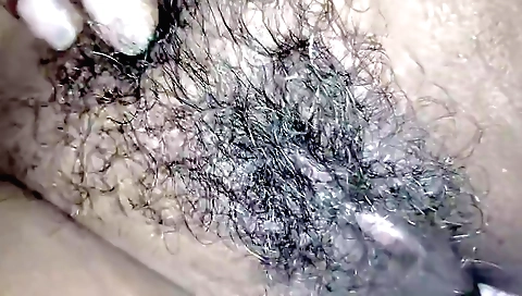 hairy indian sex doll gets fucked in her booty hole