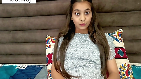 Indian girl with natural boobs gets it on with her neighbor