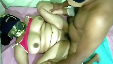 Indian badi bahan spreads her legs in a big boobs video