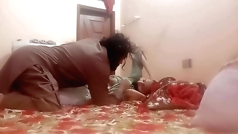 Amateur brunette with a natural body gets a very tight cunt