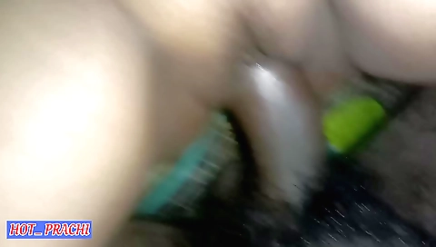 Prachi bhabi is taking a bath and her big tits are getting fucked