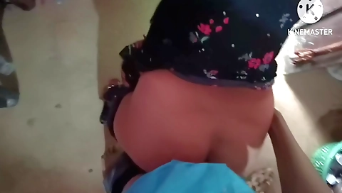 Indian girl with a hot body is getting her pussy fucked outdoors