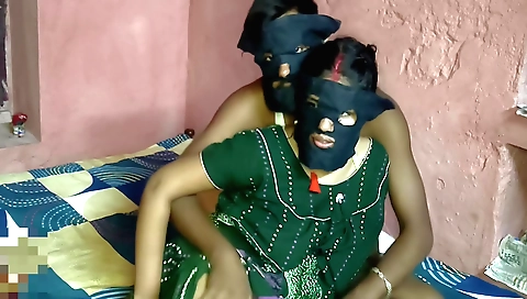Indian babe enjoys husband's sexual power in the house