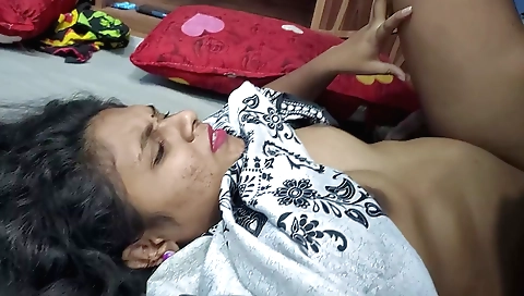 Indian college teacher with huge ass and big boobs in nighty