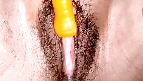 Indian slut with a hairy pussy gets her pussy fingered