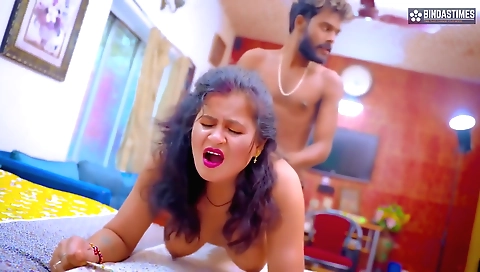 Brunette lady with a thick pussy is getting banged
