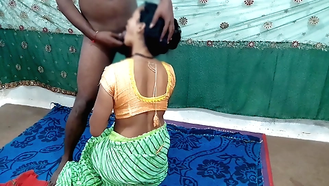 Hot brunette indian bhabhi fucking doggy style and cumshot