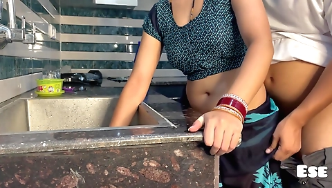 Bhabhi is a brunette who has an awesome body and she is a great ass