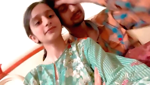 Indian girl plays with her boyfriend's dick in hd video