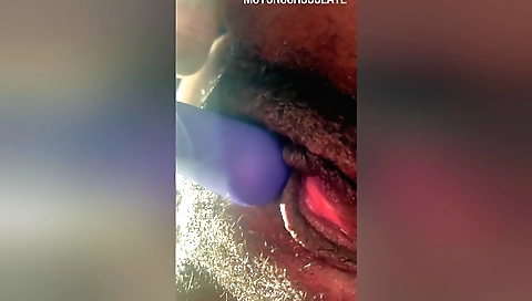 Indian girl with a hairy pussy in pov solo porn clip