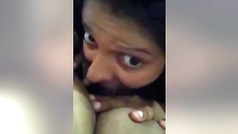 Two horny brunette lesbians have a great lesbian sex in a web video