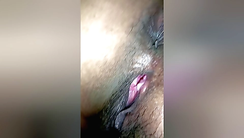 Hairy indian babe makes her husband cum in a homemade video