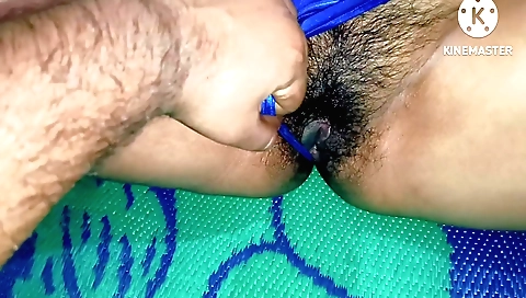Indian woman fucked in pussy of stepson in amateur porn